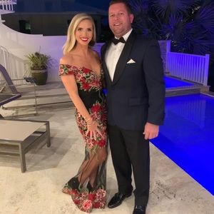 Off the shoulder, mermaid, boutique, evening gown